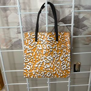 Ted Baker Safiano Leather Leopard print tote